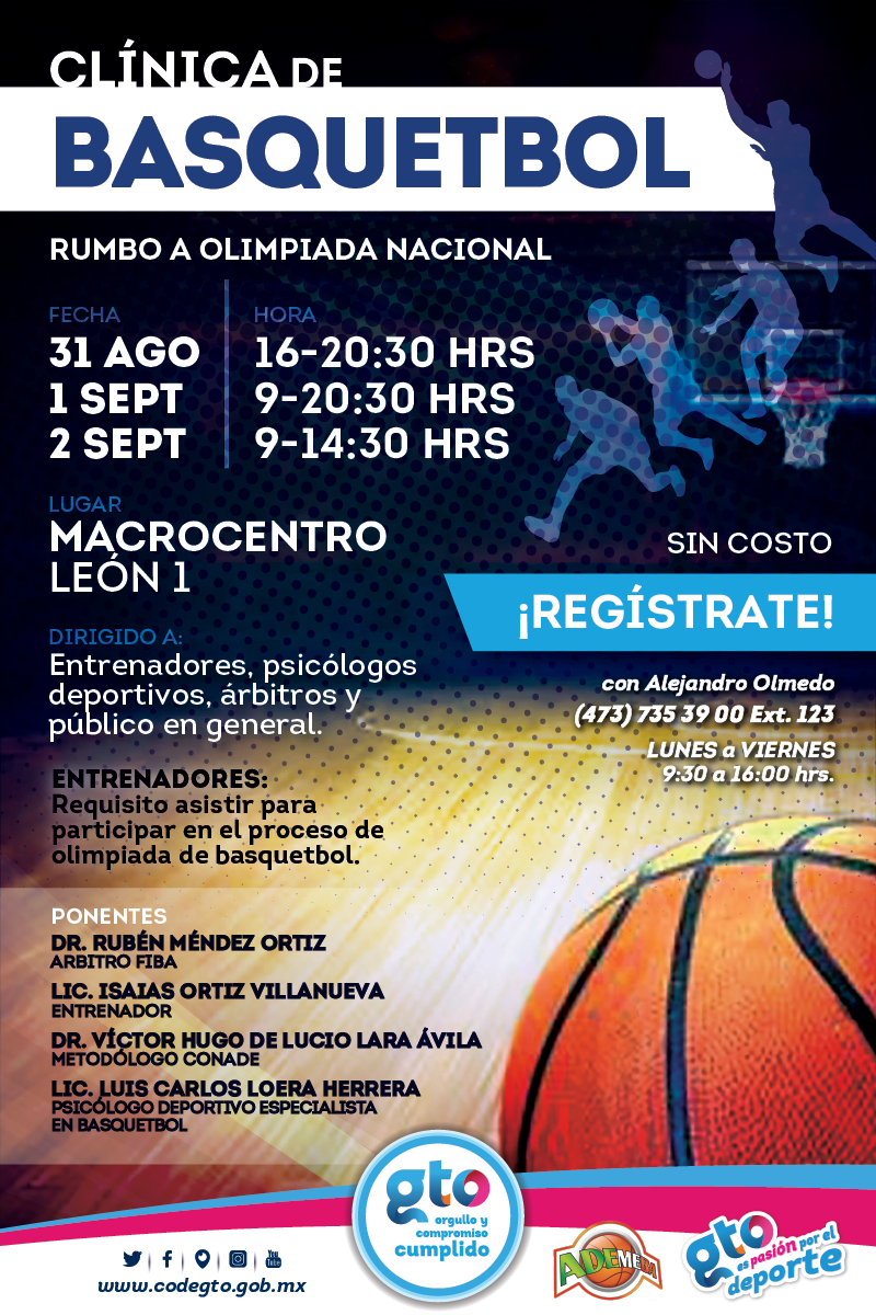 TORNEO SELECTIVO DE BASQUETBOL – Comisión de deporte del estado de  Guanajuato