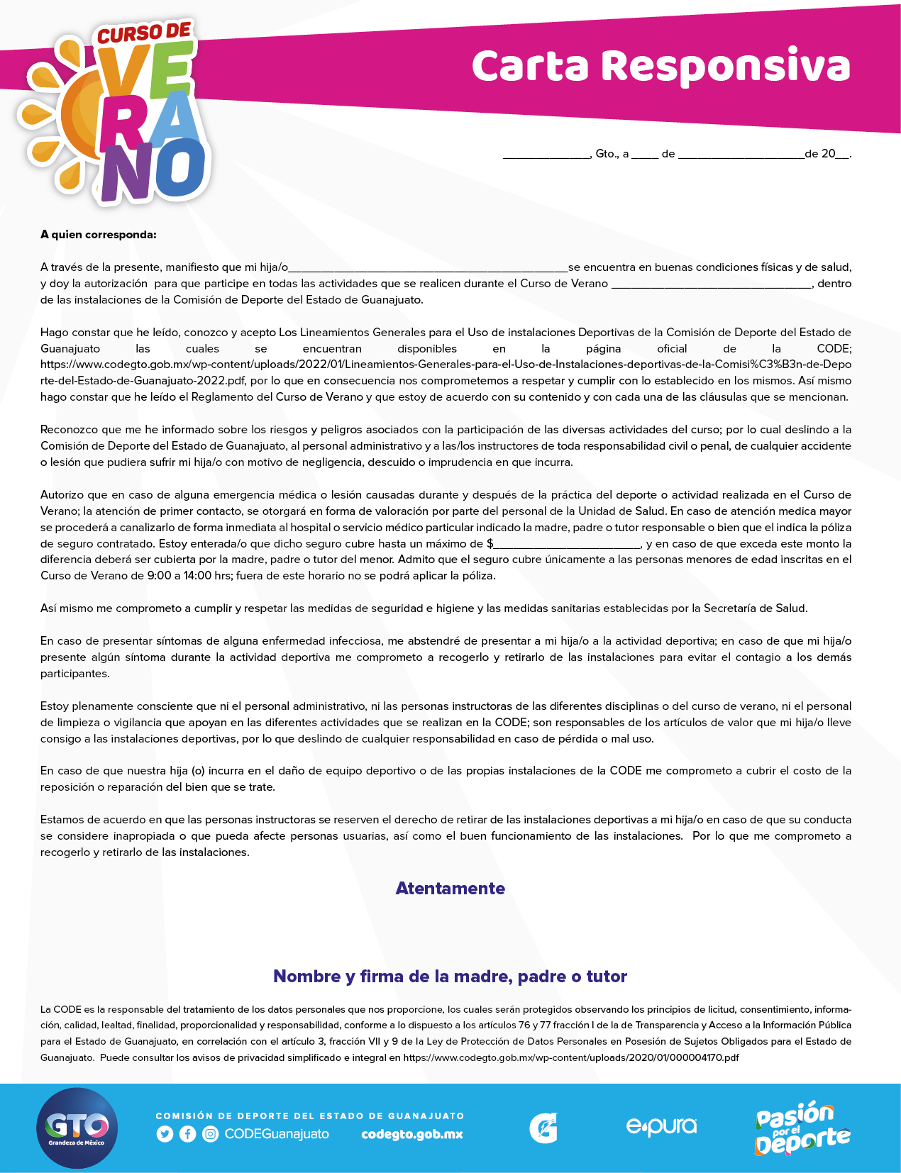 Carta responsiva